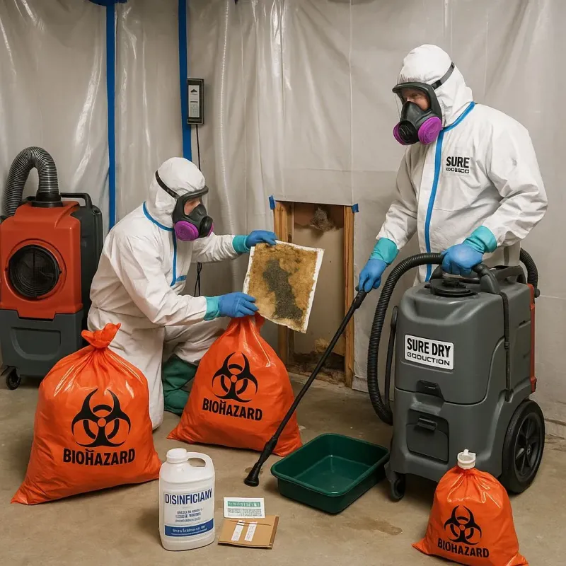 Contaminated Water Handling Protocols process in Henderson, LA